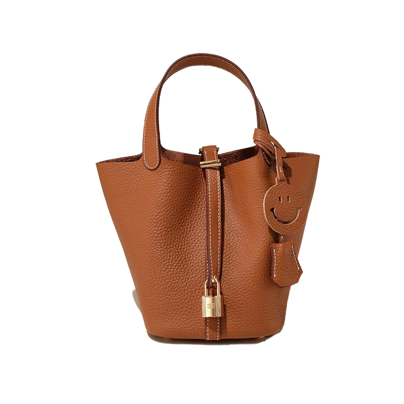 Women's Fashionable Plain Color Leather Handbags, Casual Versatile Textured Handbag with Lock Design, Trendy All-match Handbag for Daily Use