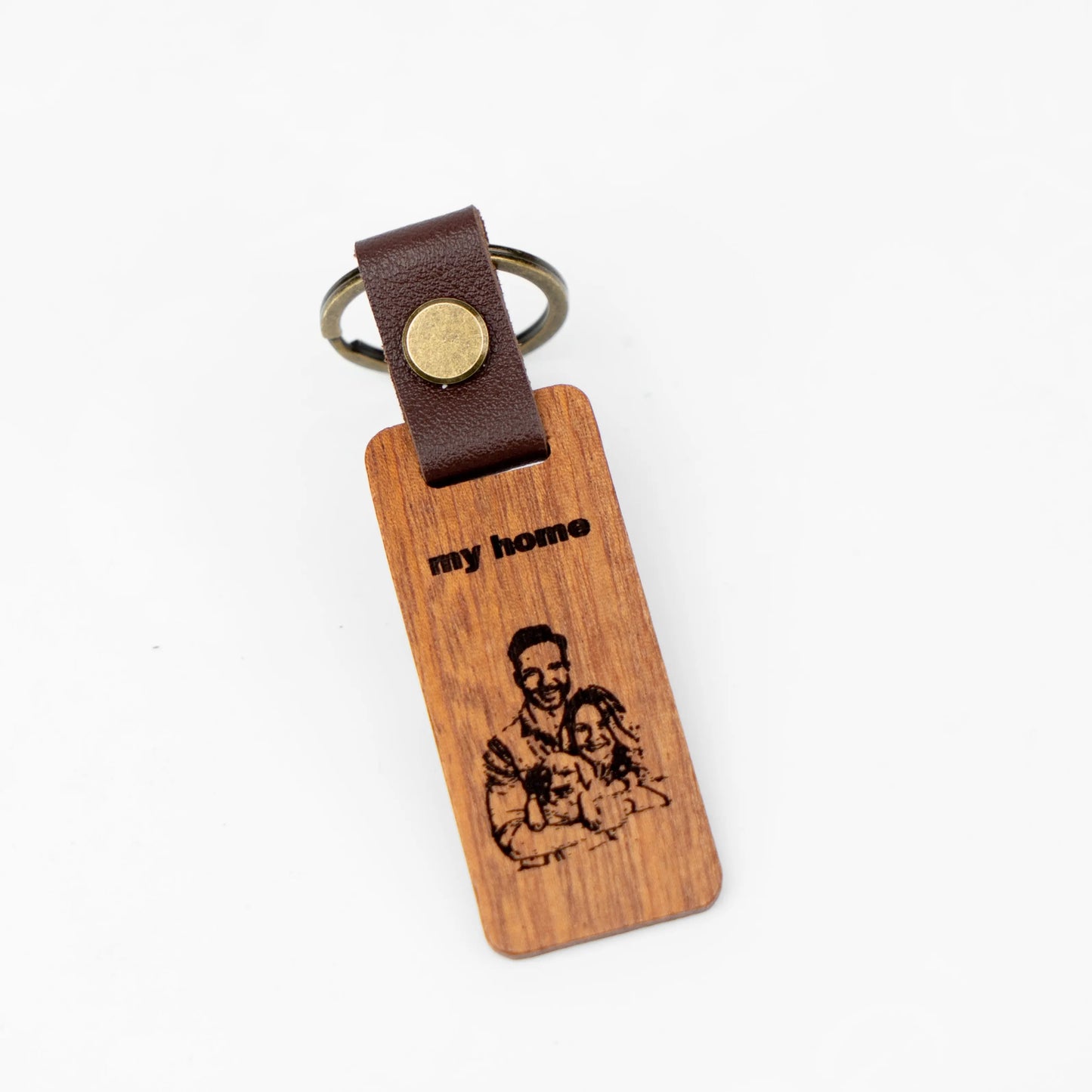 Personalized Wooden Custom Keychain For Keepsake Memorial @anita.fiberartist