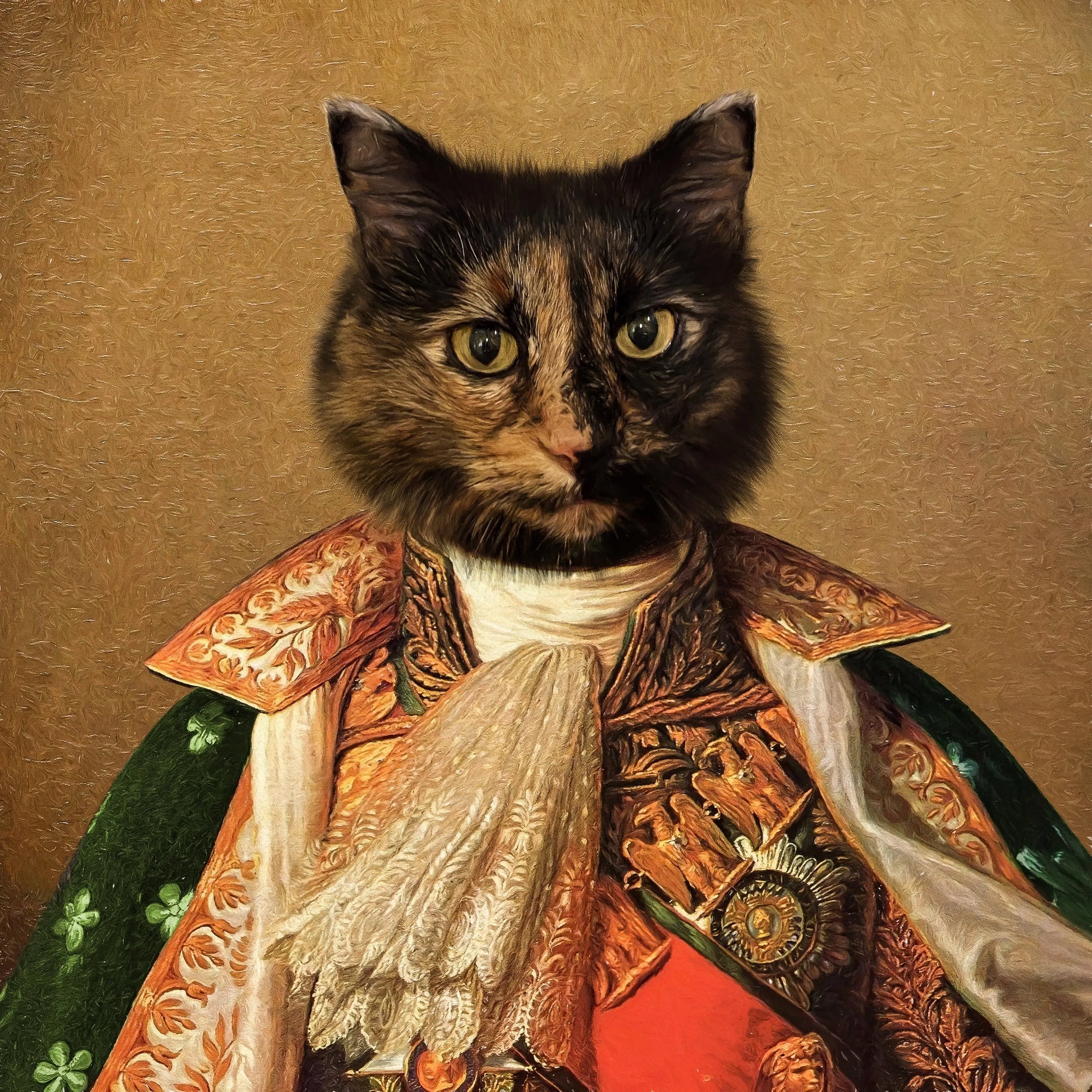 Custom Pet Portrait Royal, Renaissance Animal Painting, Funny Pet Lover Gift FairWonder