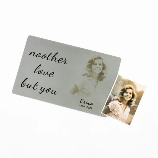 FairWonder Personalized Photo Wallet Purse Card Metal Keepsake Gift @anita.fiberartist