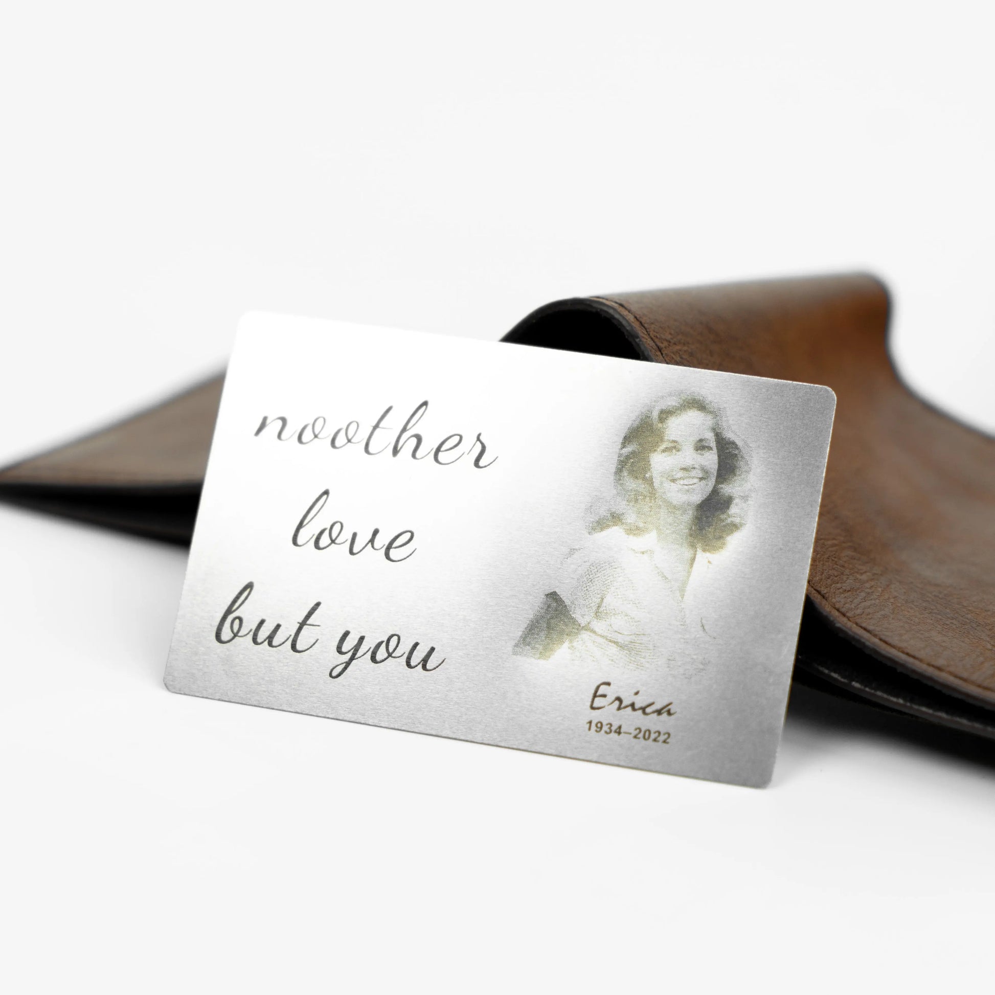 FairWonder Personalized Photo Wallet Purse Card Metal Keepsake Gift @anita.fiberartist
