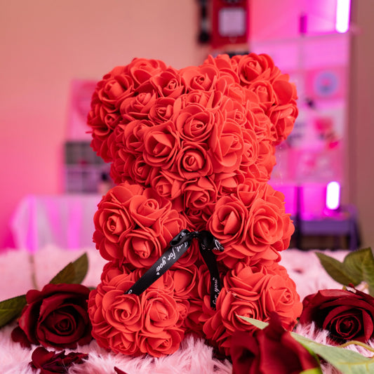 FairWonder Rose Bear For Valentine's Day @anita.fiberartist